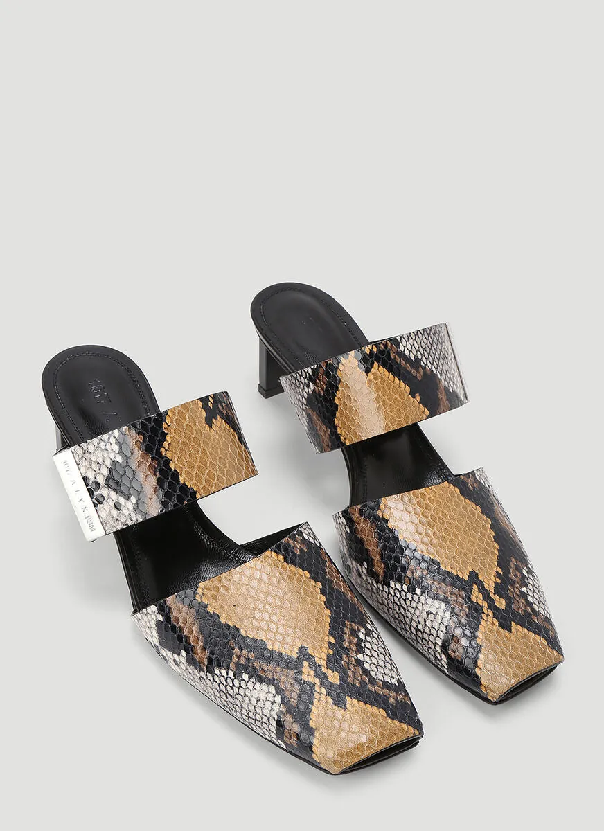 1017 ALYX 9SM Embossed Heeled Mules