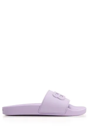 Balenciaga 3D BB Logo Pool Slides