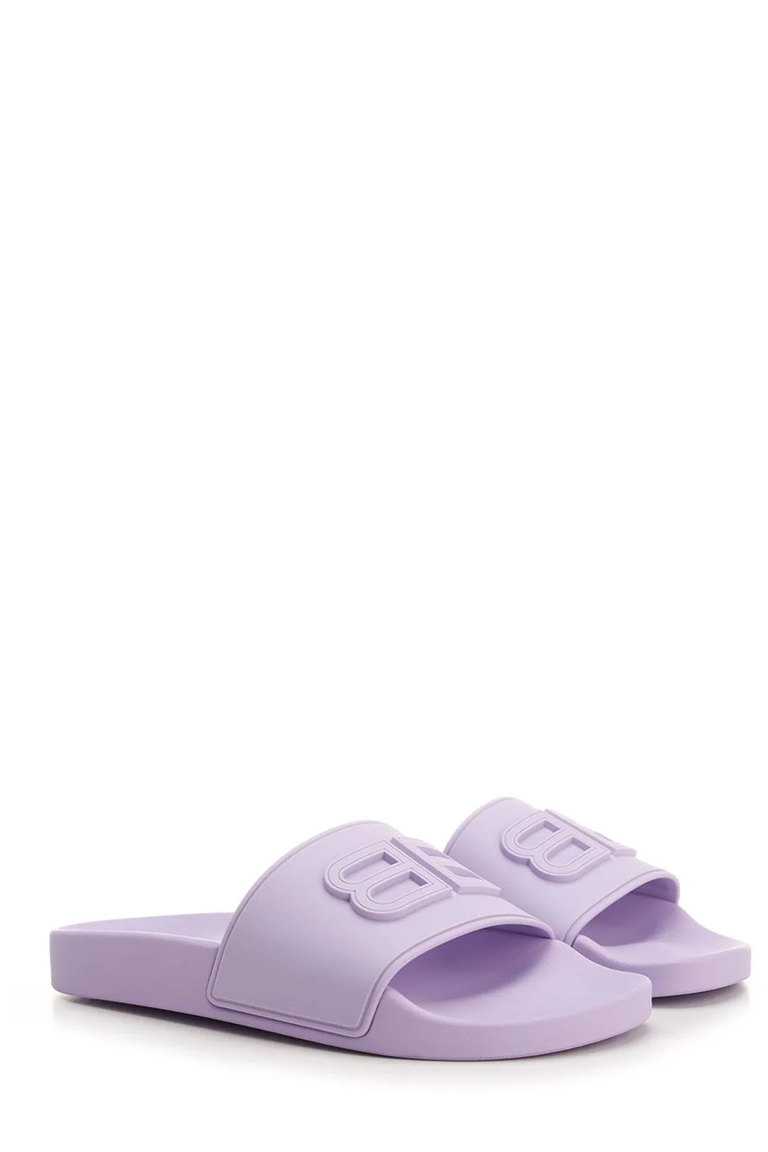 Balenciaga 3D BB Logo Pool Slides