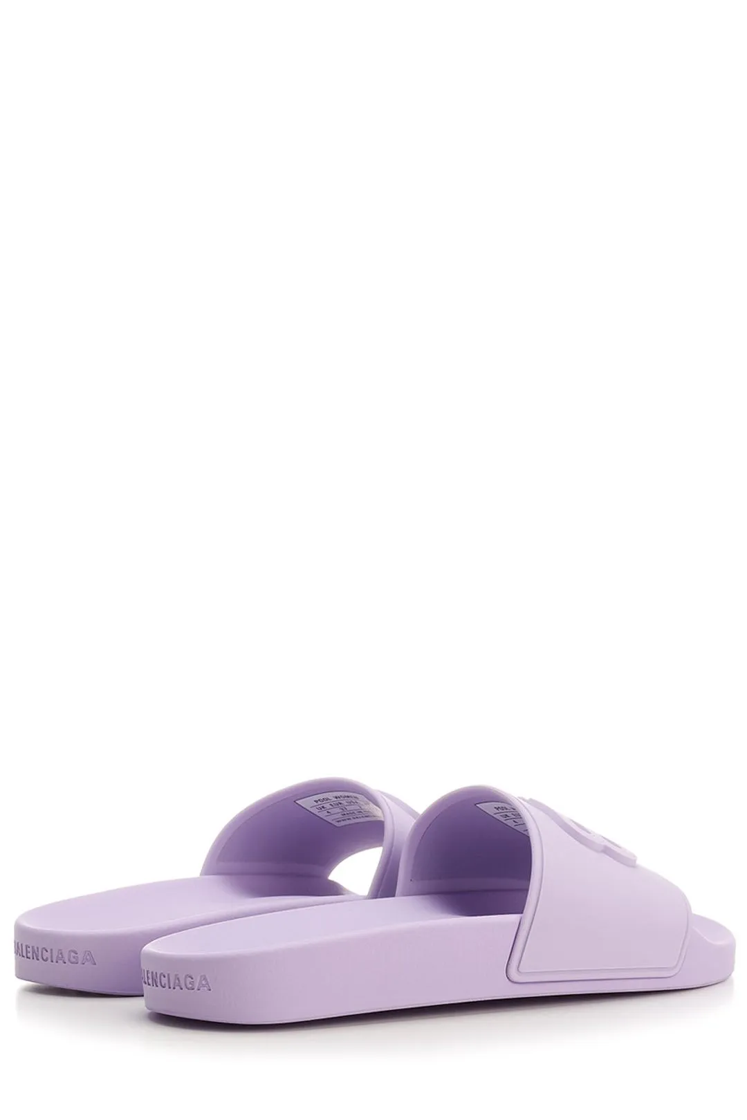 Balenciaga 3D BB Logo Pool Slides