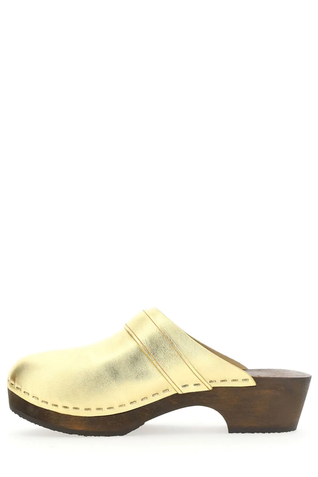 Celine Logo Embossed Clog Mules