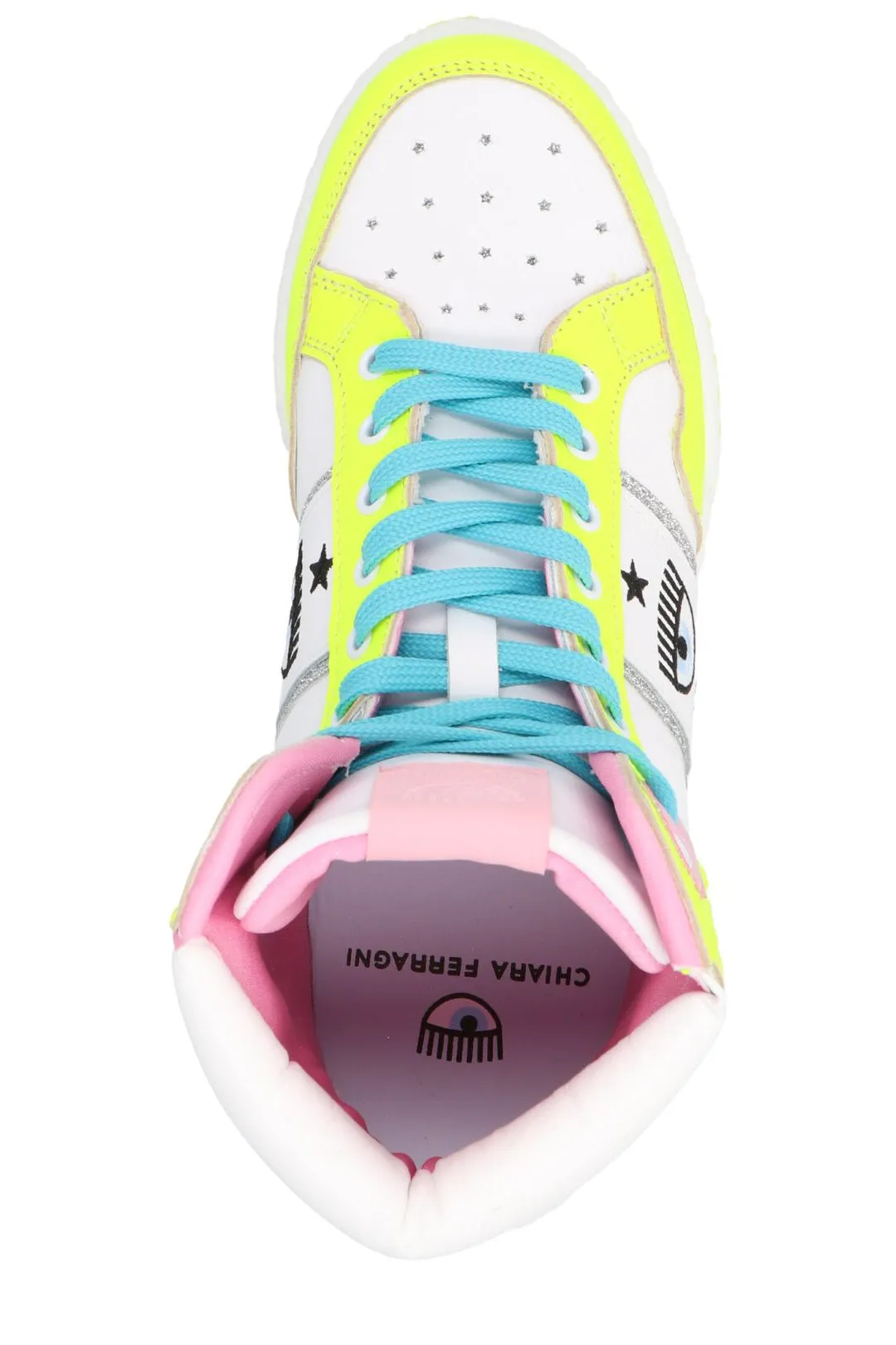 Chiara Ferragni Embroidered Detail Panelled Sneakers