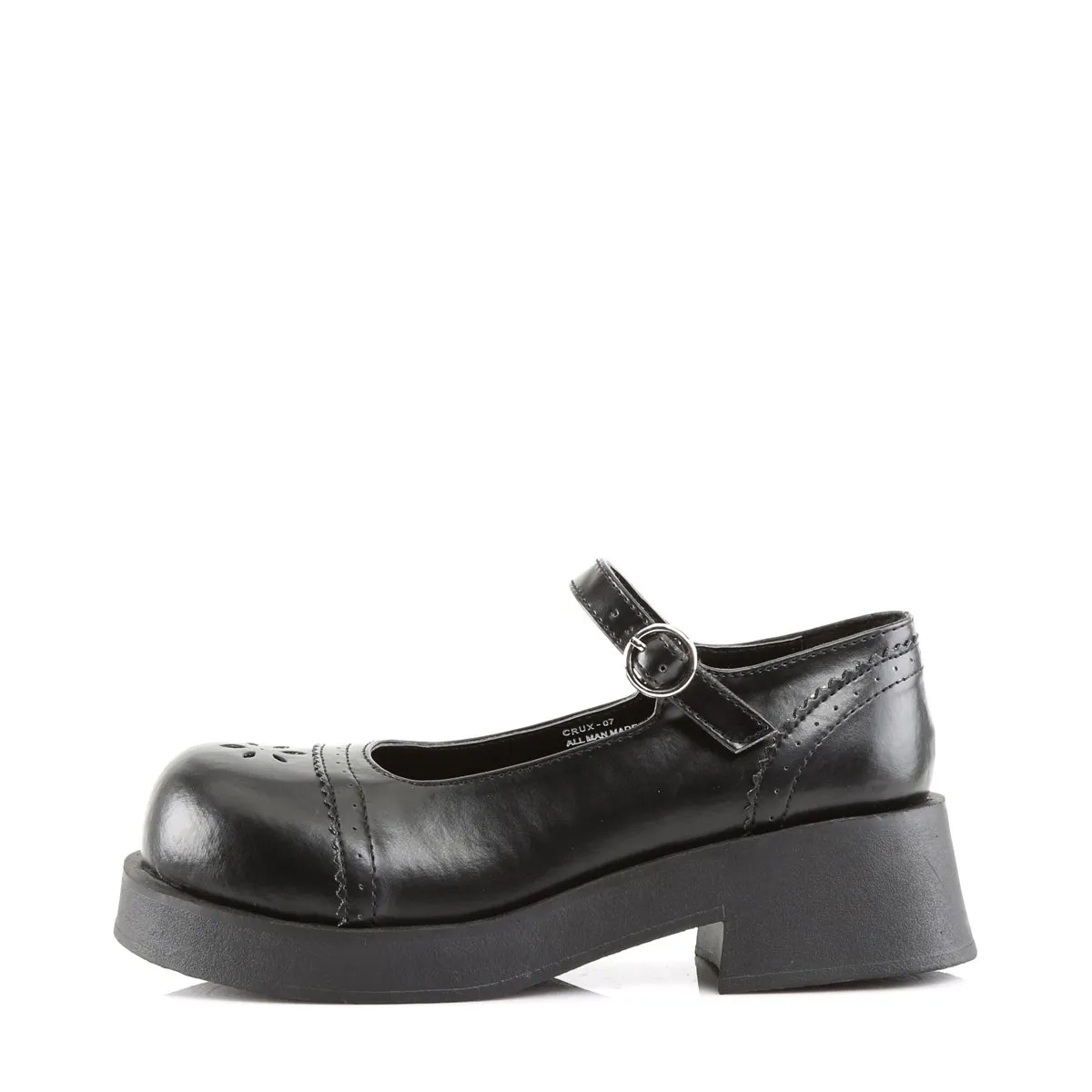 Demonia Crux-07-Black-Size 9-Clearance