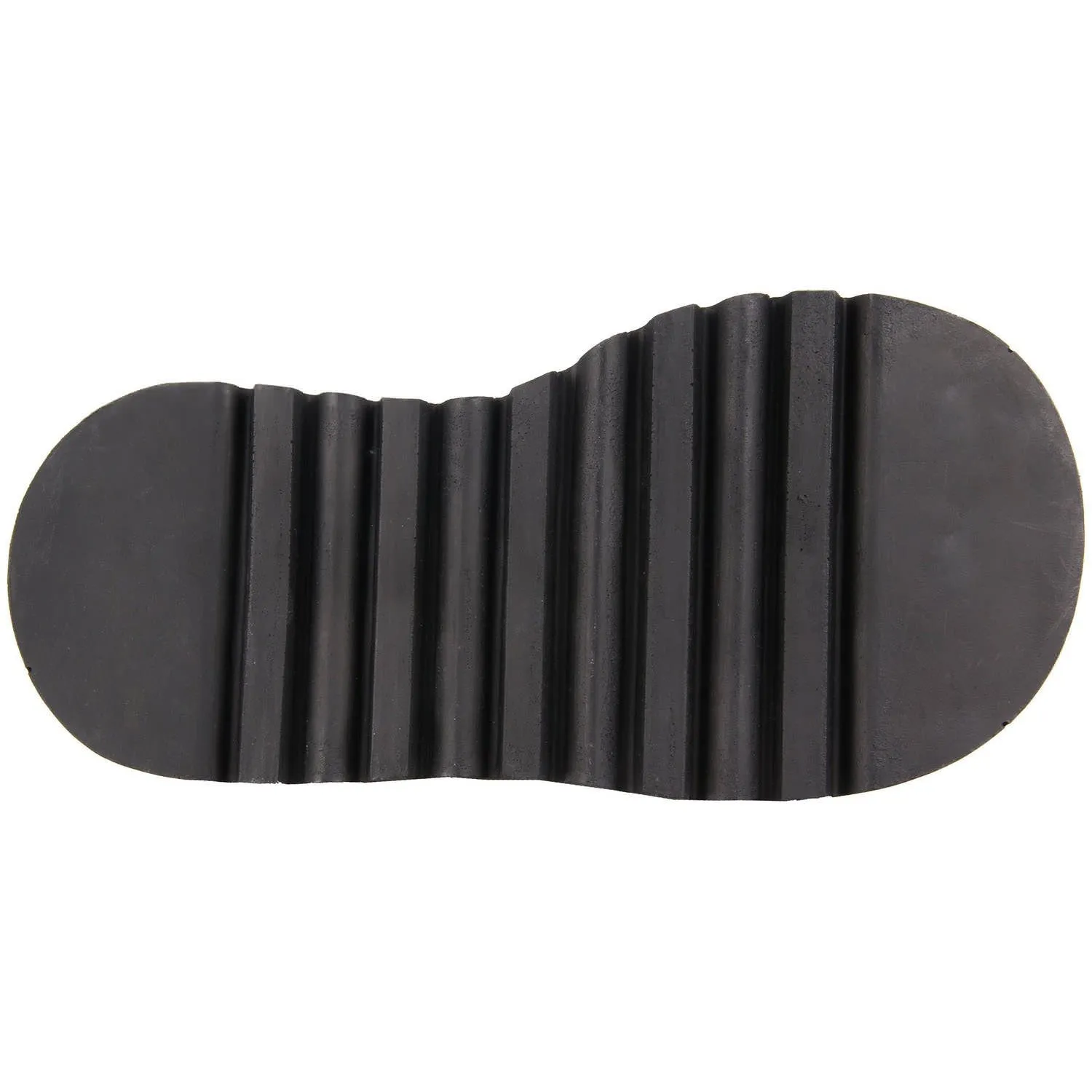 DEMONIA STOMP-08 BLACK CHUNKY PLATFORM SHOES