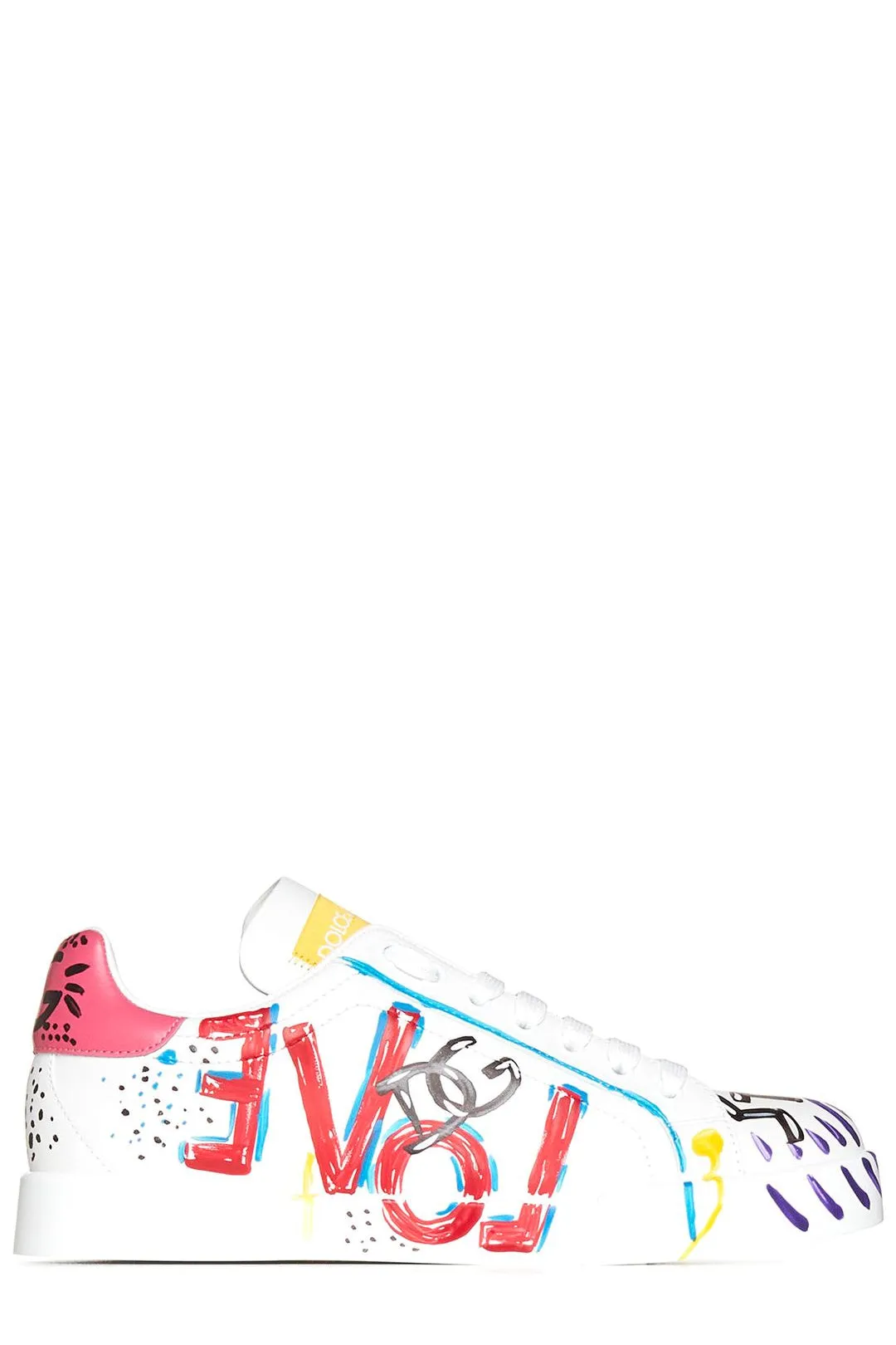 Dolce & Gabbana Love Print Sneakers