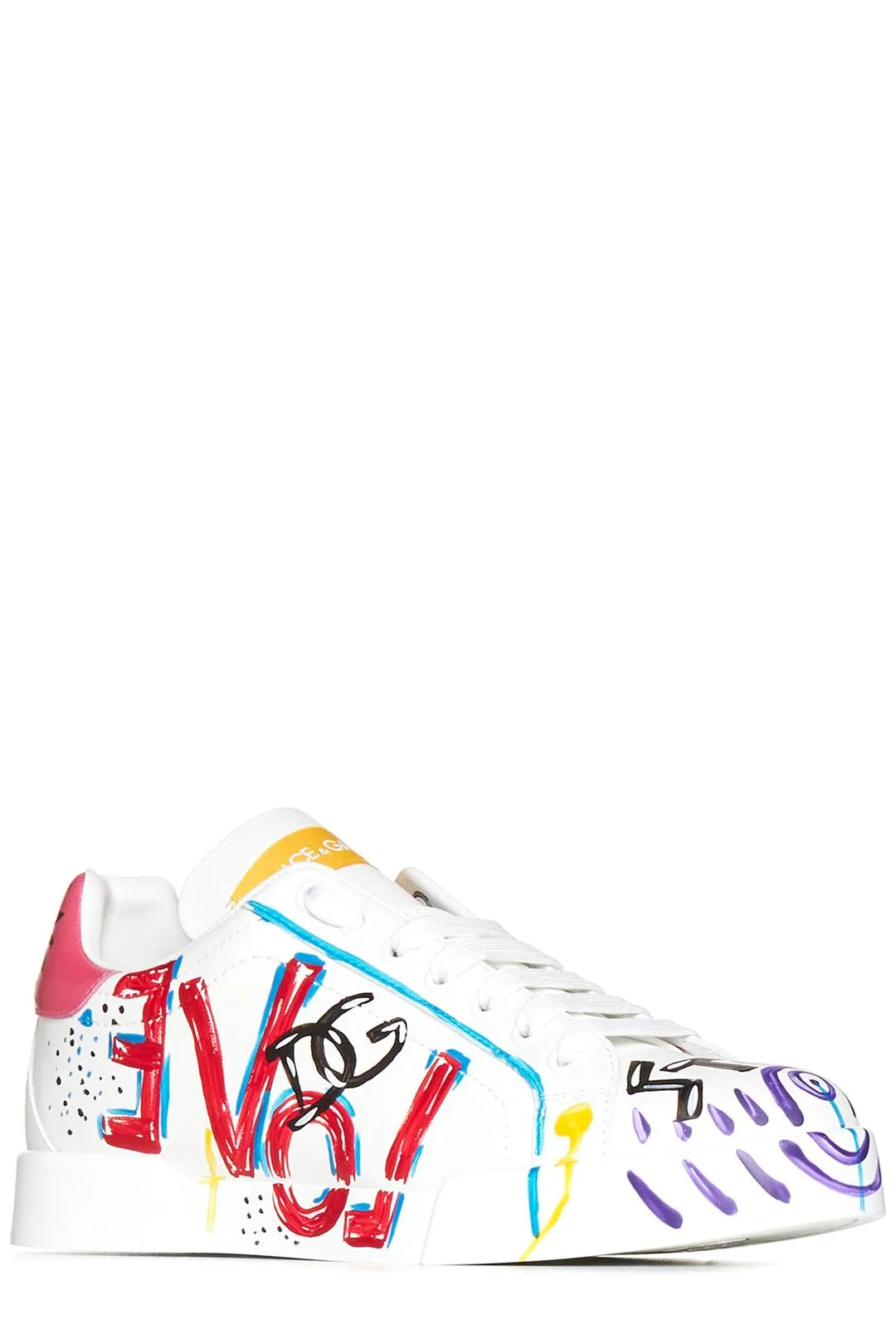 Dolce & Gabbana Love Print Sneakers