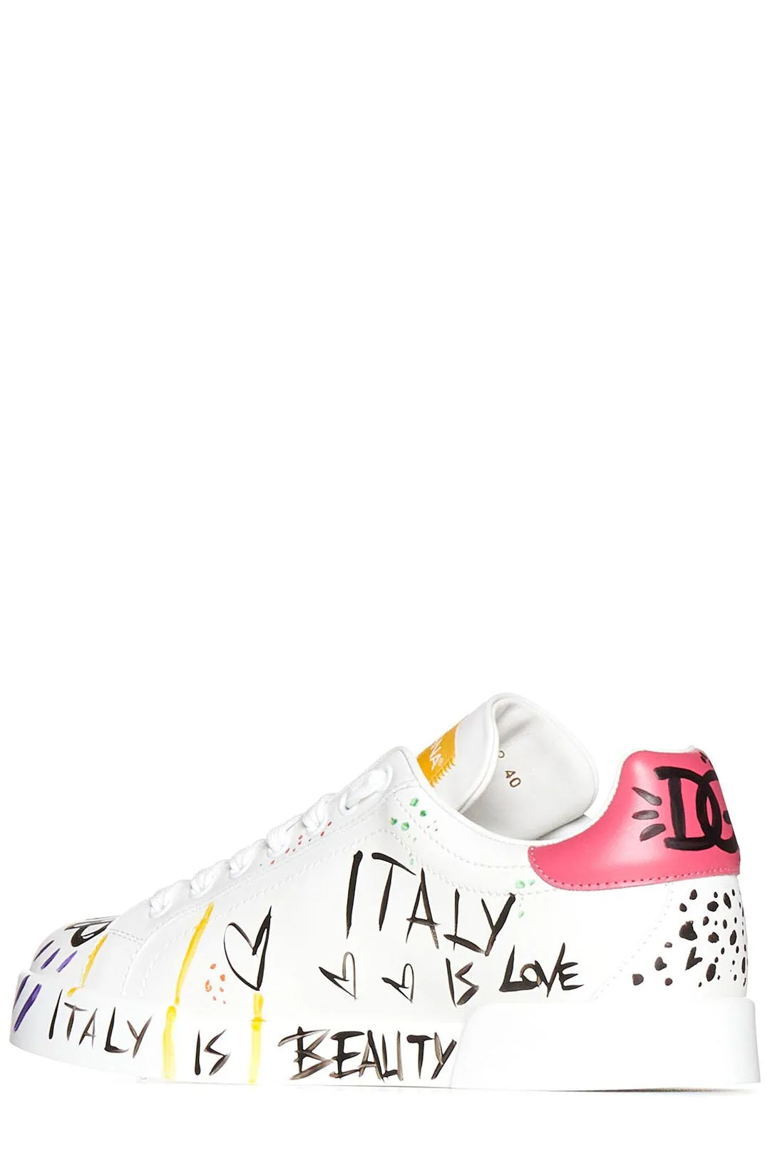Dolce & Gabbana Love Print Sneakers
