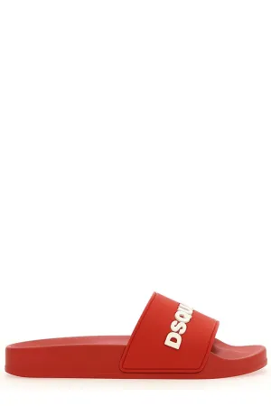 Dsquared2 Logo-Embossed Slides