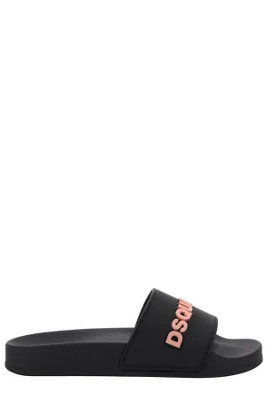 Dsquared2 Logo Embossed Slides