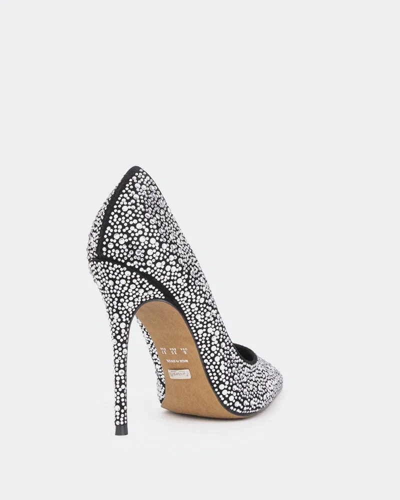Hilton, Black Suede/Suède Noir