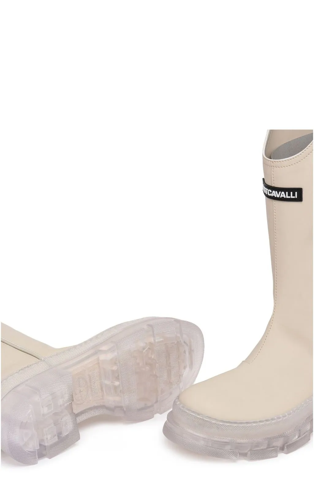 Just Cavalli Logo Patch Pull-Tab Boots