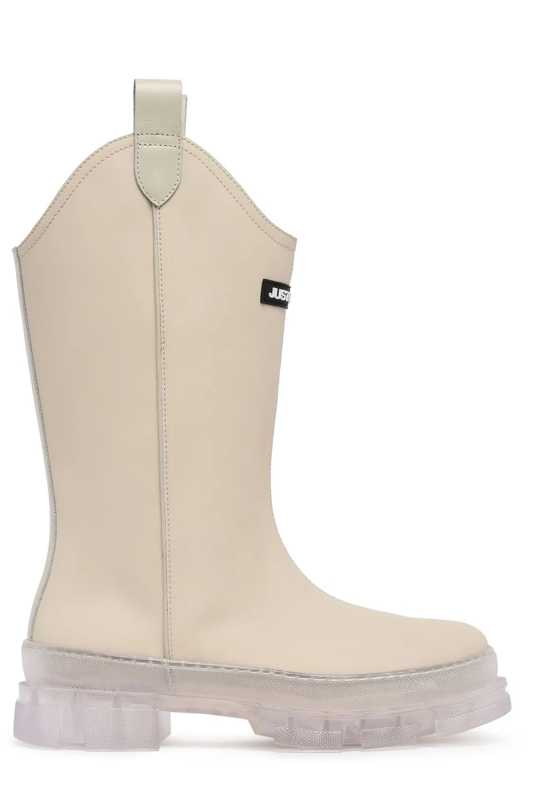 Just Cavalli Logo Patch Pull-Tab Boots