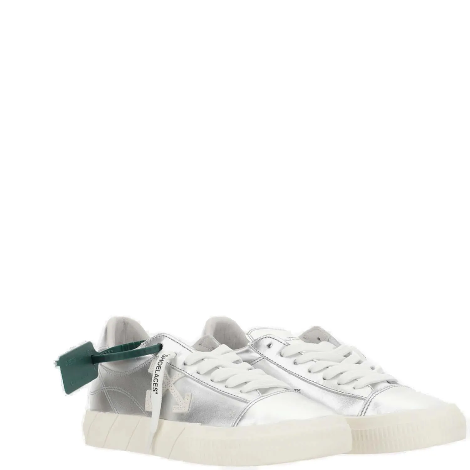 Off-White Low Vulcanized Lace-Up Sneakers