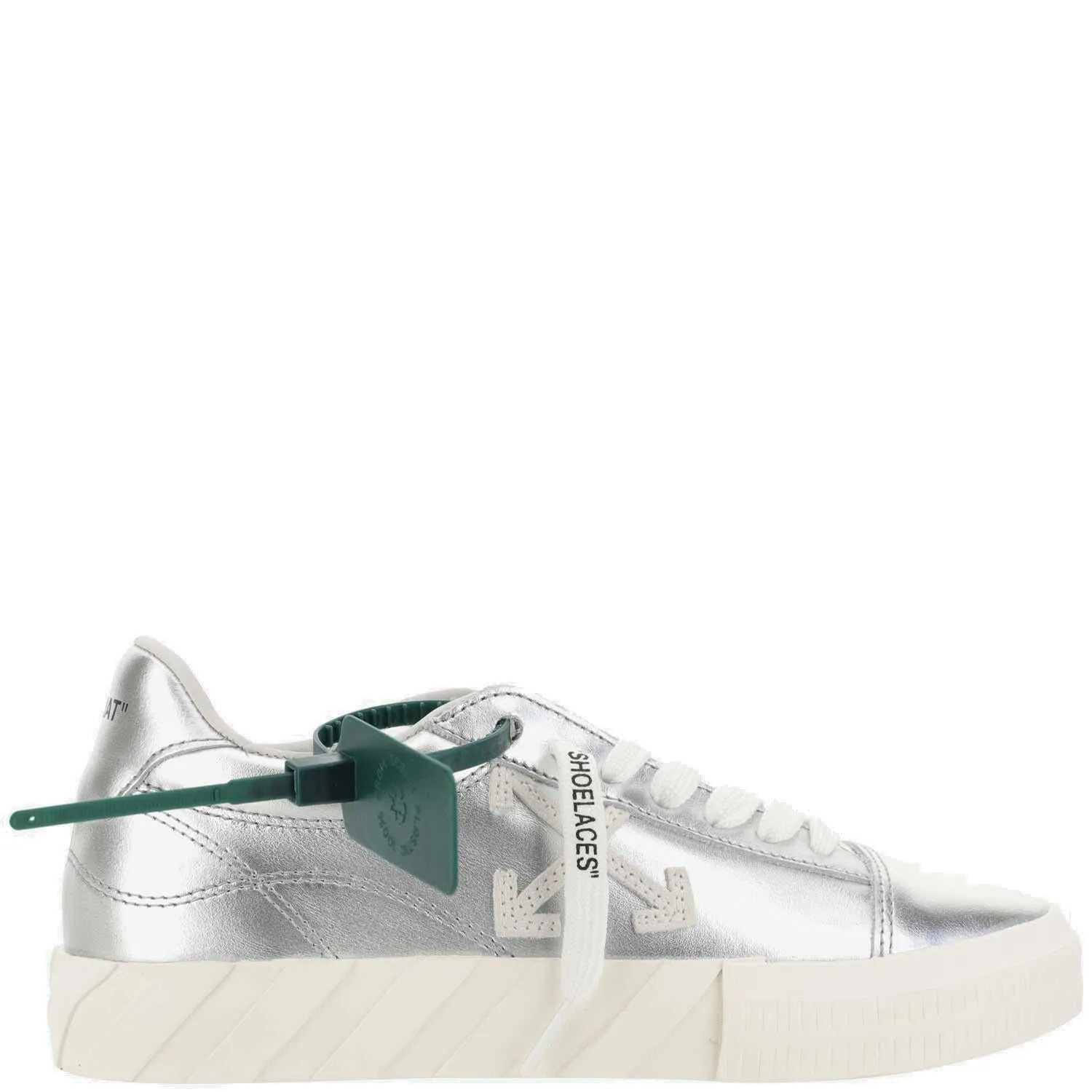 Off-White Low Vulcanized Lace-Up Sneakers