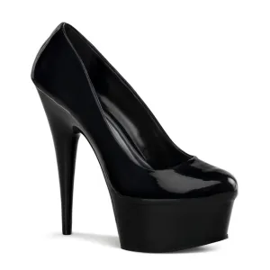 Pleaser Delight-685-Black-Size 10-Clearance