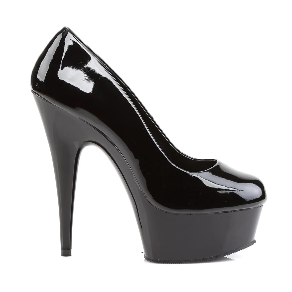Pleaser Delight-685-Black-Size 10-Clearance