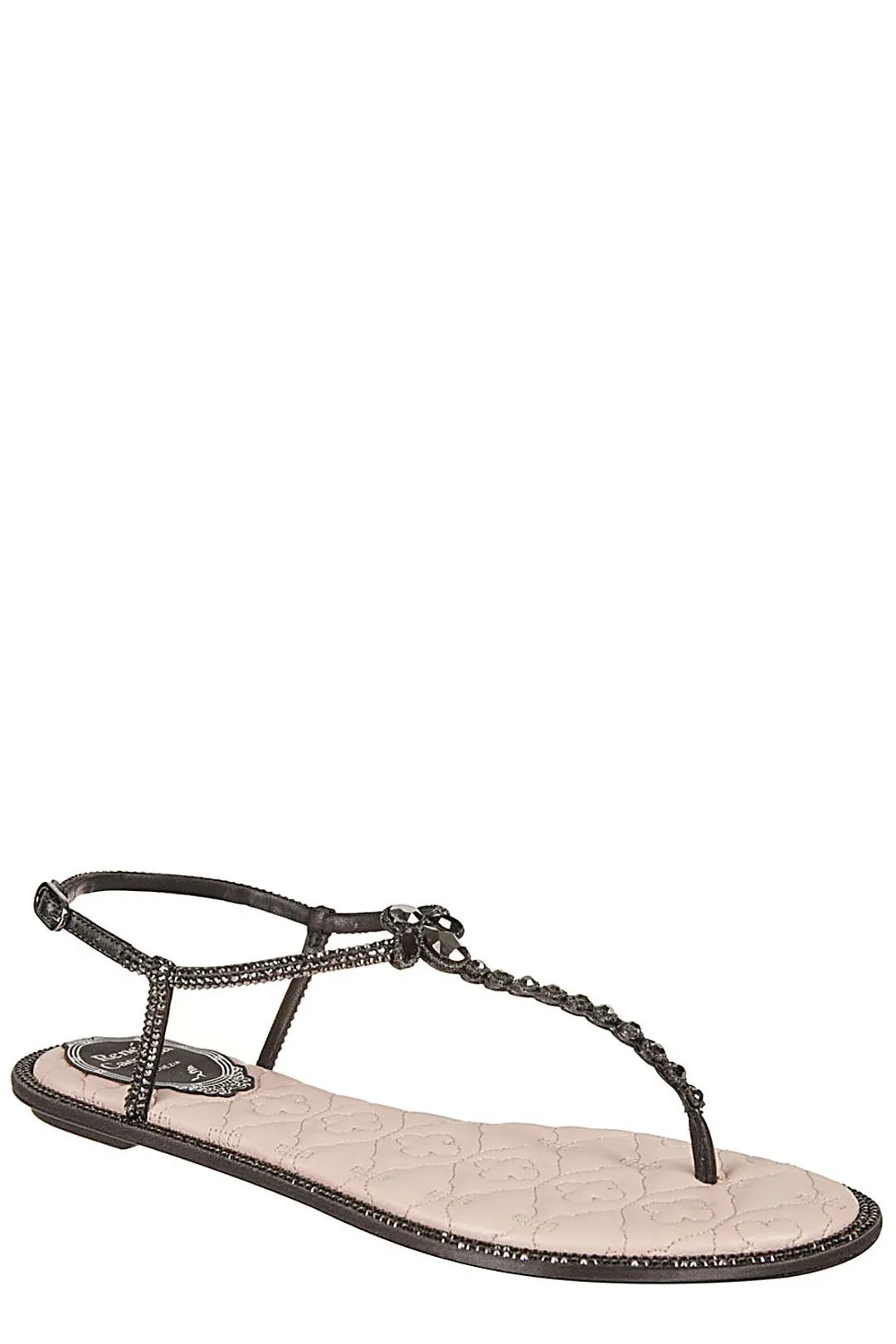 René Caovilla Diana Crystal Embellished Sandals