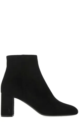 Saint Laurent Lou Block Heel Boots