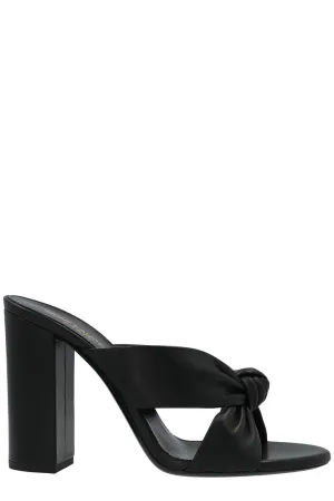 Saint Laurent Loulou Knot Detail Mules