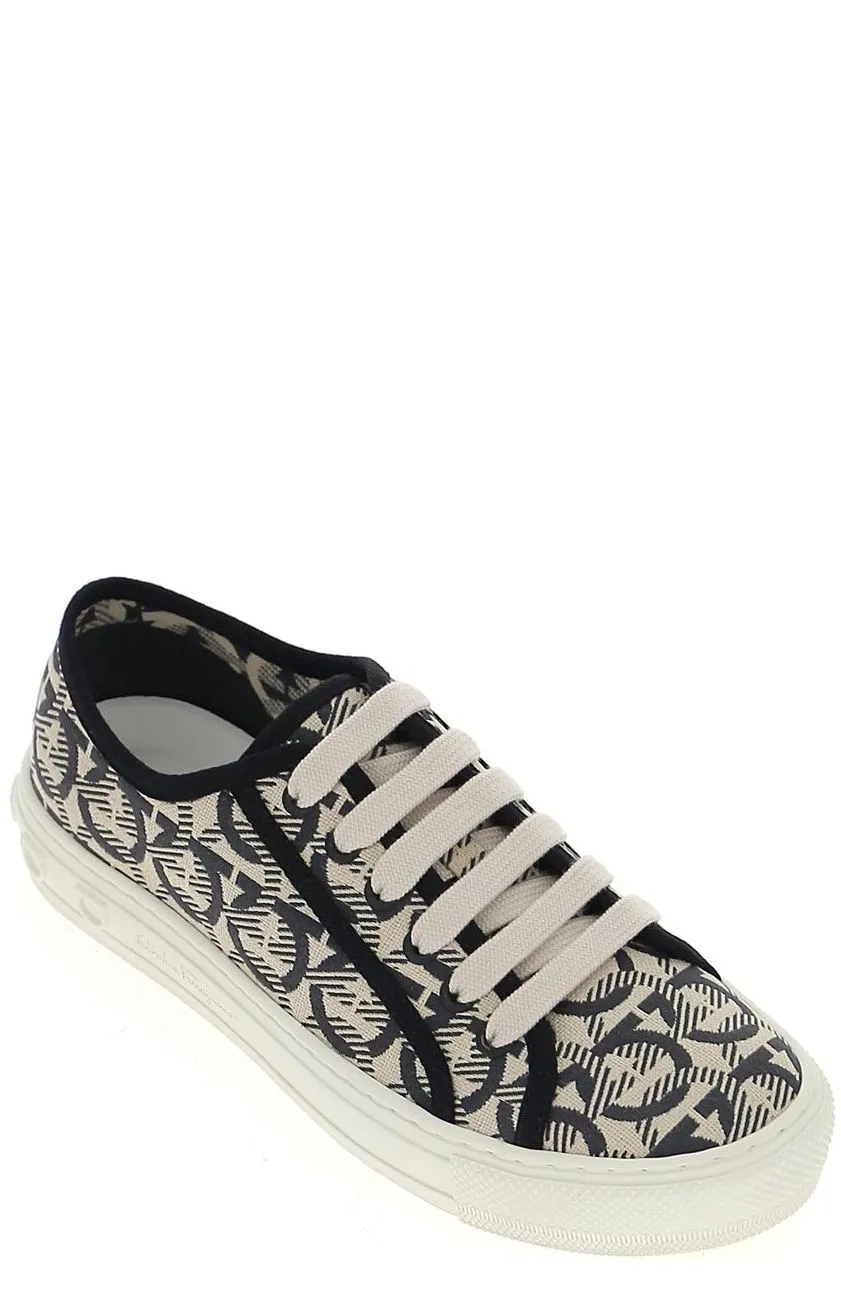 Salvatore Ferragamo Gancini Monogram Sneakers