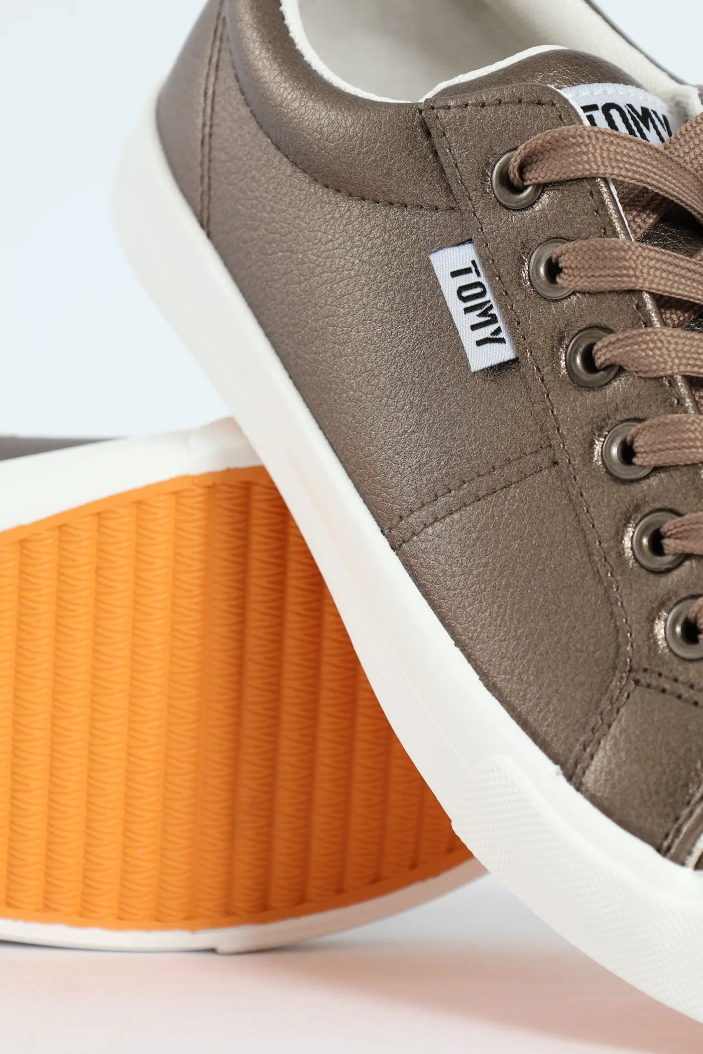 Simone Lace Up Sneaker - Bronze