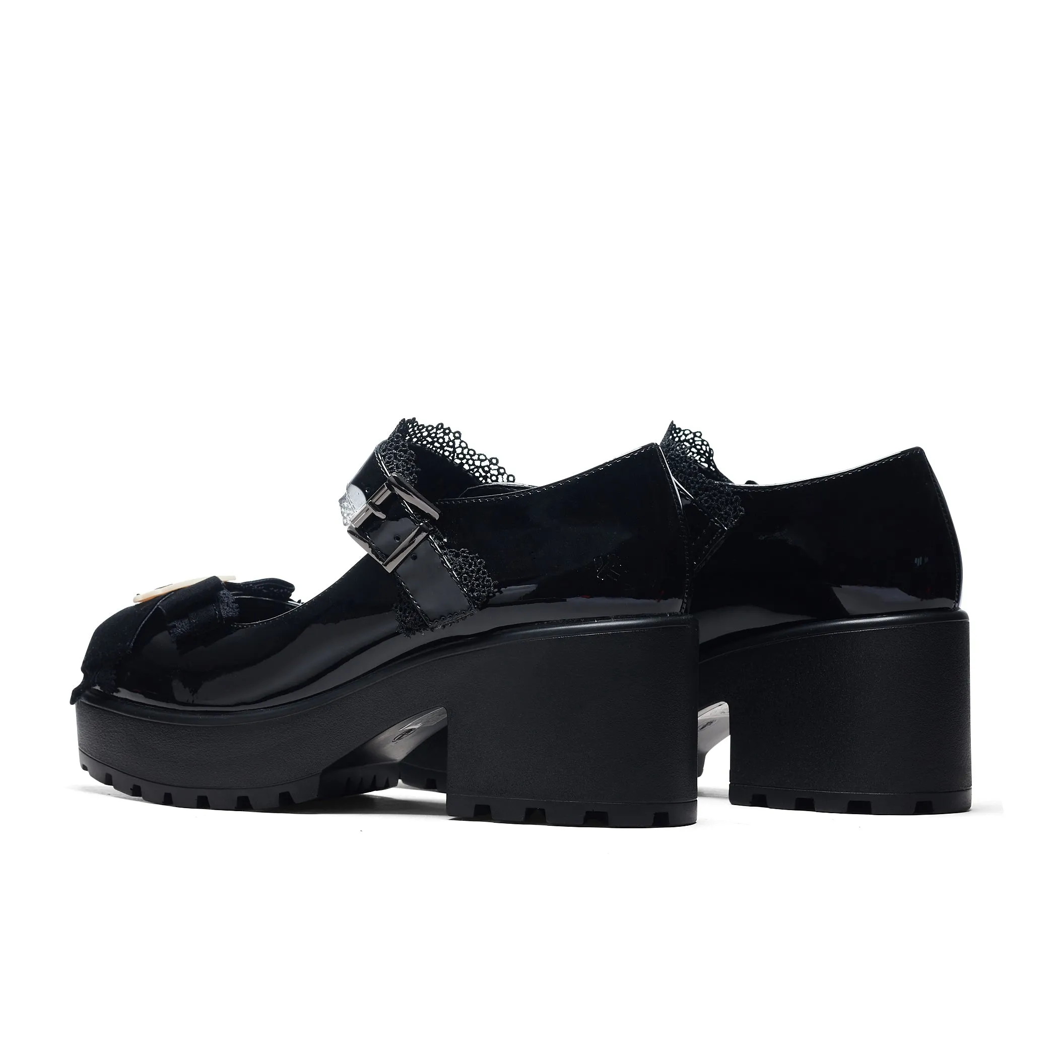 Tira Gothic Mary Janes 'Witch Baby Edition'-Black-Size 11-Clearance