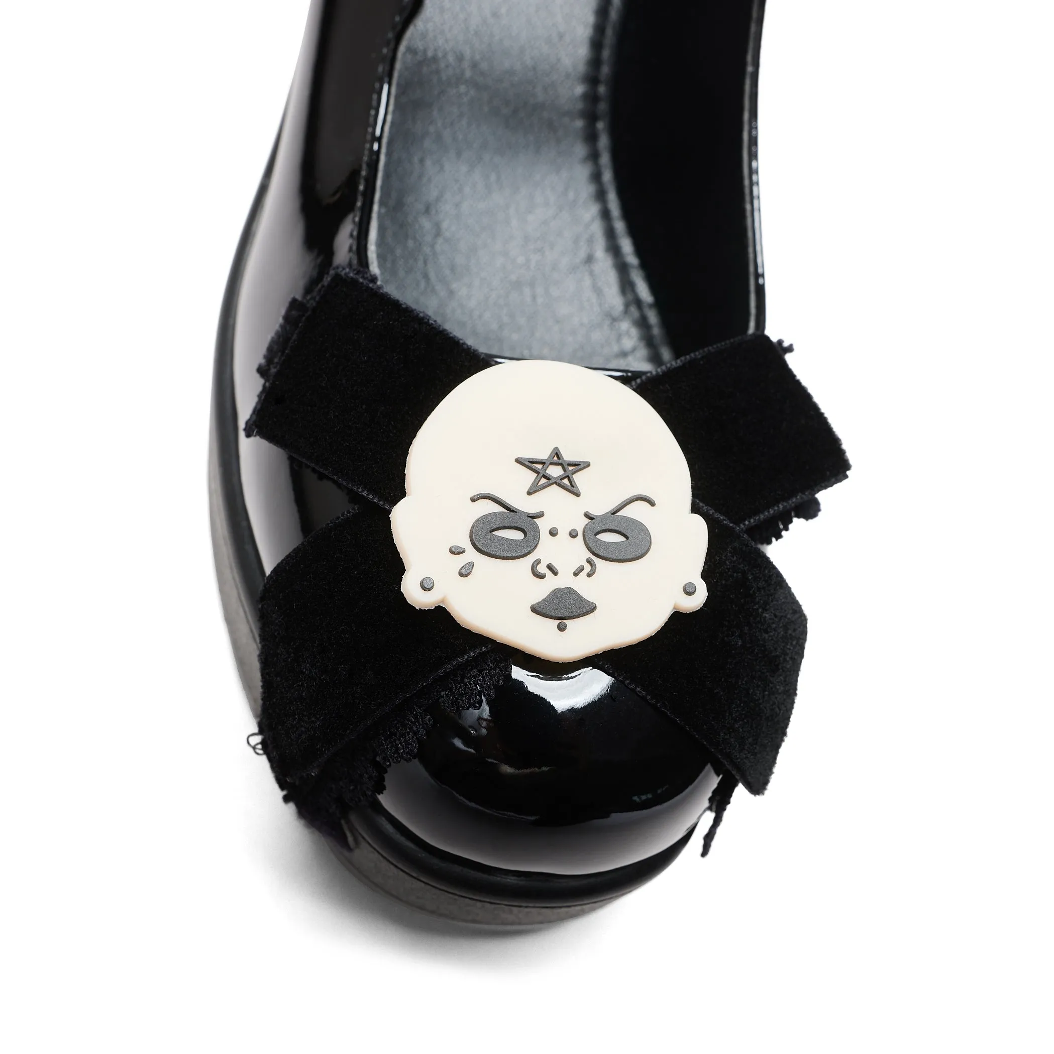 Tira Gothic Mary Janes 'Witch Baby Edition'-Black-Size 11-Clearance