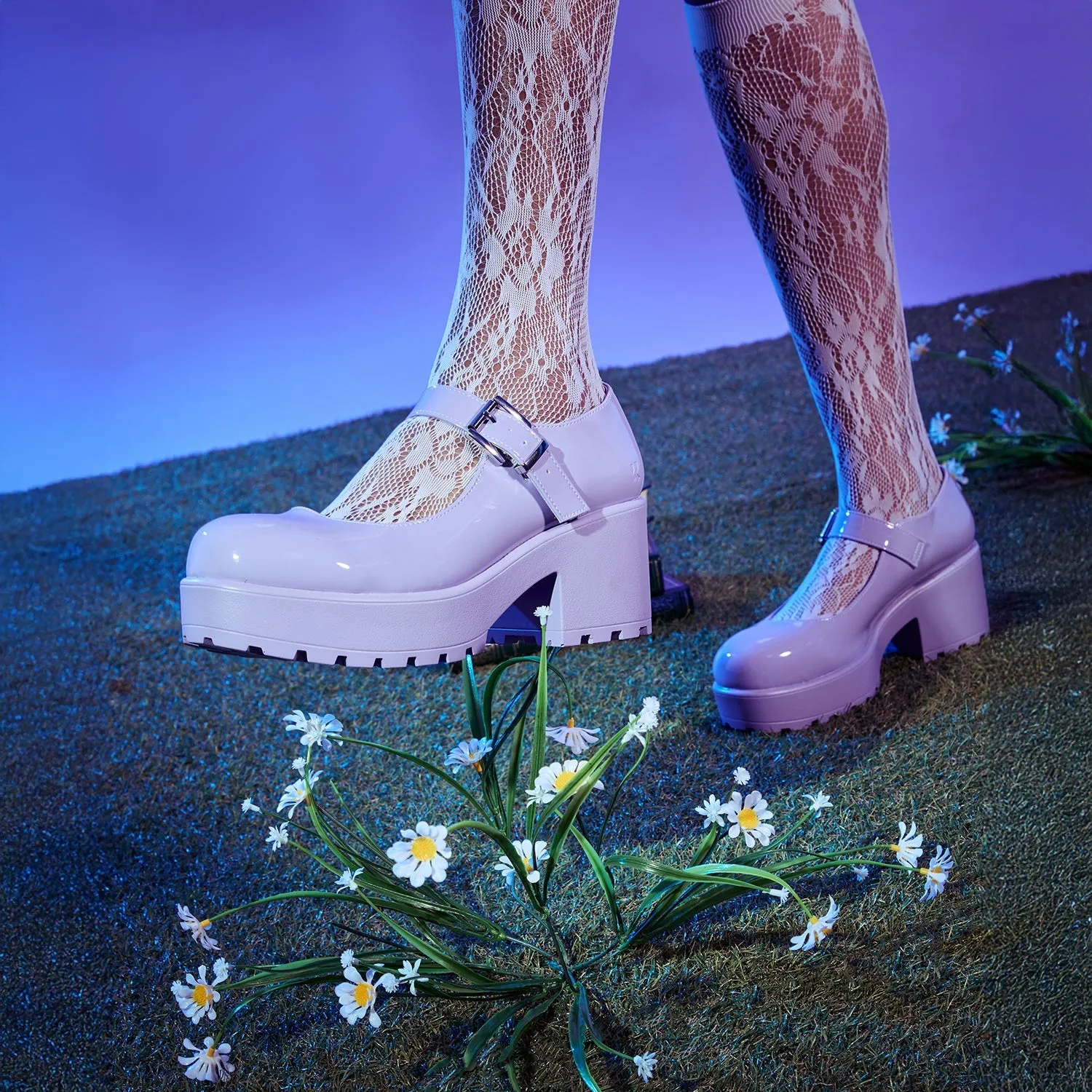 Tira Mary Jane Shoes ' Lilac Nectar Edition'-Size 5-Clearance