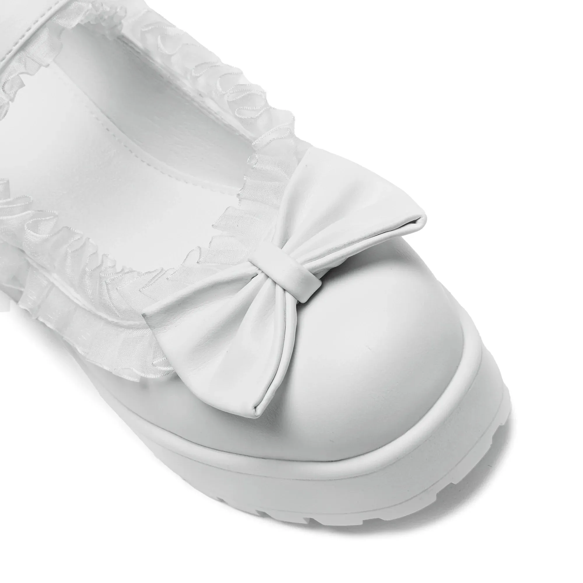 Tira Ruffle Mary Janes ‘ Porcelain Delights Edition’