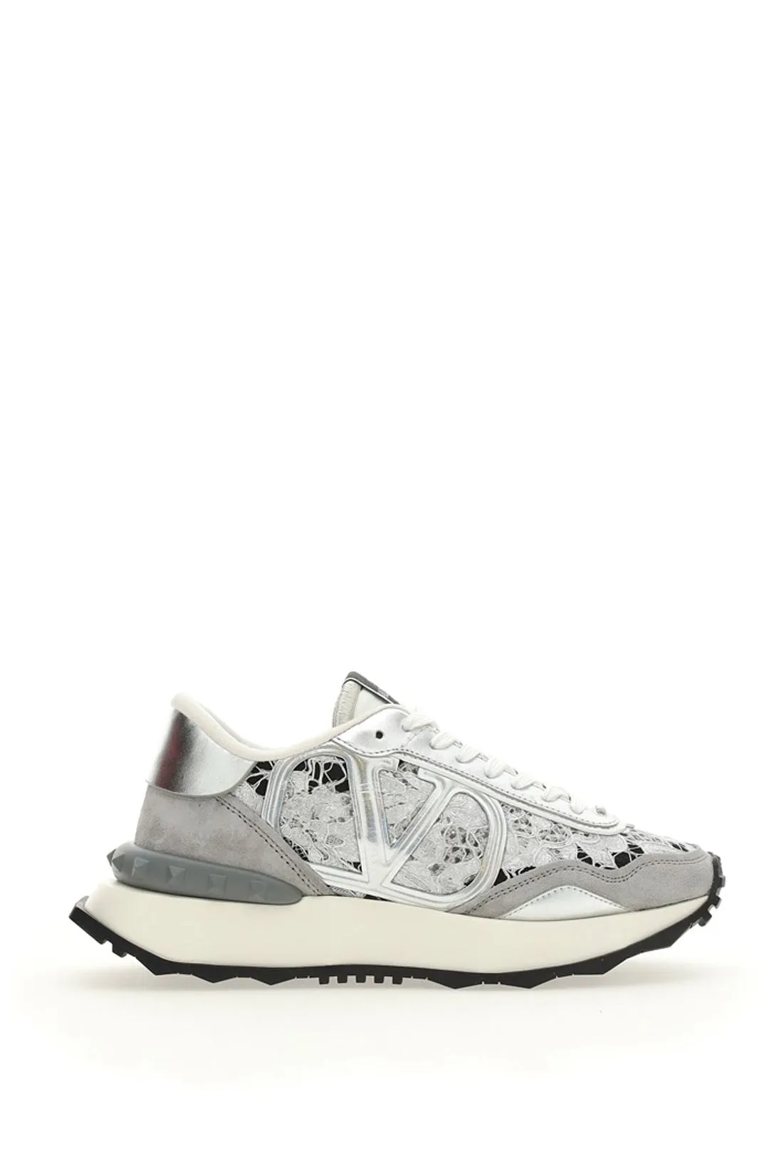 Valentino Garavani Rockstud Lace-Up Sneakers